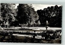 92637 W8480 Weiden , Oberpf Foto AK Max-Reger-Anlage mit Springbrunnen