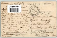 Casablanca 1931 Gebrauchsspuren Tracht Foto AK Ort handschriftlich