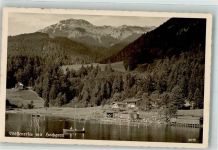 83246 W8218 Unterwössen 1937 Foto AK Schwimmbad Wössenersee
