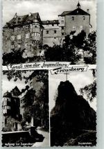 57548 W5242 Freusburg Foto AK Aufgang zur Jugendburg Freusburg Druidenstein