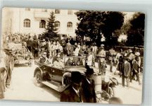 Festzug Oldtimer Uniform Politik Privatfoto AK