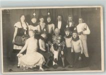 Darsteller in Kostümen Theaterschauspieler Foto AK