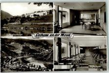 56812 W5590 Cochem Gebrauchsspuren Jugendherberge beschnitten FOTO AK