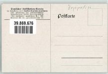 Deutscher Luftflotten-Verein Zeppelin, F. Graf von Künstlerkarte