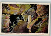 O9906 Syrau Weg z. großen See i.d. neuentdeckten Drachenhöhle Höhle
