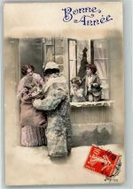 Bonne Annee Kinder Spielzeug Weihnachtsmann 1919 Foto AK