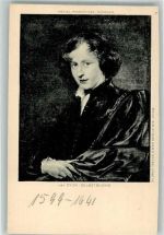sign. Van Dyck, Antonius Selbstbildnis Künstler Künstlerkarte