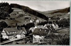 72270 W7292 Obertal , Kr Freudenstadt Foto AK Gasthaus Pension zum Schwanen