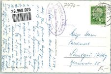 72458 W7470 Ebingen , Württ 1959 Foto AK Ausstellung Albaquarium