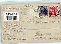 78132 W7746 Hornberg , Schwarzwaldbahn 1910 - mit Burg und Schlosshotel