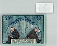 04626 O7420 Schmölln , Thür Notgeldschein 50 Pfg. Ausgabe 1921