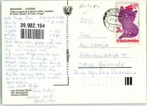 Vysoké Wisoky 1981 Foto AK Pension Hotel Ort lt. Stempel