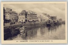 50100 Cherbourg-Octeville - Hafen , Texaco Werbung