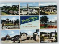 61389 W6384 Feldberg , Taunus - Leporello, Oberreifenberg, Niederreifenberg, Königstein, Bad Homburg, Bad Nauheim, Saalburg, Bad Schwalbach, Frankfurt/Main