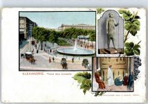 Alexandria - Place des Consuls, Statue