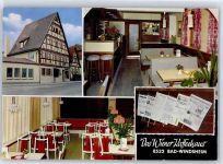 91438 W8532 Bad Windsheim - Gasthaus Cafe Das Wiener Kaffeehaus