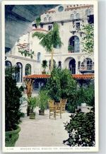 Riverside Lithographie / Künstlerkarte Glenwood Mission Inn The Spanish Patio