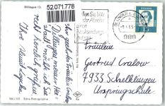 89407 W8880 Dillingen a d Donau - Dorfstrasse Kirche