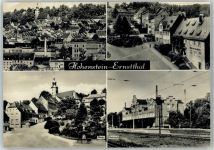 09337 O9270 Hohenstein-Ernstthal - Markt Brunnen Bahnhof Apotheke