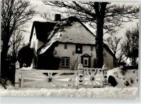 25946 W2278 Nebel , Amrum - Friesenhaus Winter