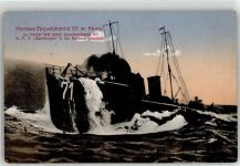 Hochsee-Torpedoboot G 171 Marineschiffspost Marine WK I Künstlerkarte