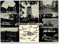 58636 W5860 Iserlohn - Bismarckturm Rathausplatz Schillerplatz Sellersee Franzosenhohl