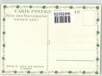 Vevey Weinfest 1927 Wein