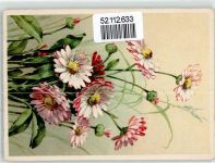 39615 O3551 Falkenberg , Altmark - Landpoststempel Blumenstrauß