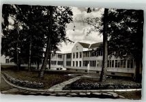 72505 W7482 Göggingen , Baden 1956 Foto AK Krankenhaus Kurhaus