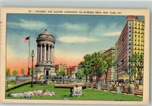New York City 1949 - Kriegerdenkmal Soldiers and Sailors