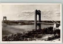 New York City Foto AK George Washinton Bridge