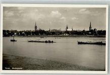 46483 W4230 Wesel a Rhein Foto AK Rheinansicht