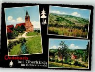 77704 W7602 Oedsbach , Baden Foto AK Kirche