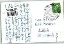 52396 W5169 Heimbach , Eifel 1960 Foto AK Burg Hengebach