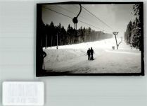 77815 W7580 Hundseck , Baden FOTO KEINE AK Seilbahn Winter Ort handschriftlich Foto Original aus Archiv eines Ansichtskartenverlages
