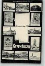 06556 O4730 Bad Frankenhausen ,Kyffhäuser - Kyffhäuser Denkmal Barbarossa