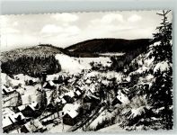 38709 W3391 Wildemann Foto AK Kirche Winter Schnee Oberharz