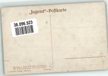 85221 W8060 Dachau Gebrauchsspuren sign. Prof. Keller Einsame Frau im Unterbräu zu Dachau Jugend-Postkarte Serie III 1 Hirth's Verlag Künstlerkarte