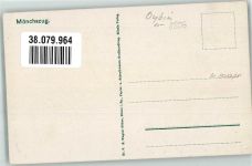 02797 O8806 Kurort Oybin Künstlerkarte Mönchszug über den Friedhof im Kloster Oybin