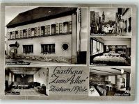 67378 W6721 Zeiskam Foto AK Gasthaus Zum Adler Hauptstrasse