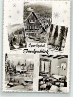 38667 W3396 Torfhaus , Harz Winter Hotel Brockenblick