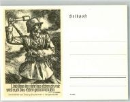 Linolschnitt Landser mit wurfbereiter Handgranate Schiller Feldpostkarte Sluyterman, G. Künstlerkarte