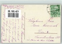Südländisch anmutende junge Frau mit langen dunklen Haaren Asti, A. 1912 Künstlerkarte