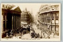 London Foto AK Omnibus Mansion House Chepsaide