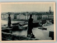 St. Petersburg Petrograd Foto AK Republikbrücke Universitätskai
