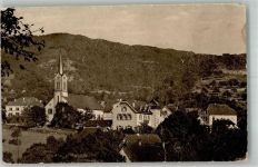77887 W7595 Sasbachwalden 1915 Gebrauchsspuren Kirche Feldpost WK I