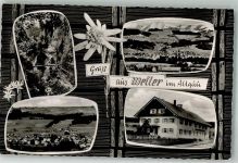 88171 W8999 Weiler-Simmerberg Foto AK Gasthaus