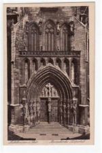 Mühlhausen mit Südportal der Marienkirche ungelaufen Gute Erhaltung.