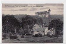 Rothenbachtal b. Glauchau mit Blick n.d. Genesungsheim ungelaufen Leicht abgerundete Ecke n, kleiner Knick unten links, sonst gut erhalten