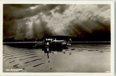 82266 W8084 Stegen a Ammersee Foto AK Am Ammersee Raddampfer